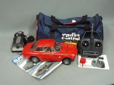 Tamiya - An unboxed and built 1:10 scale Alfa Romeo Giulia Sprint GTA Remote Control Car.