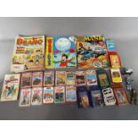 A collection of vintage comics to include Beezer, Whizzer and Chips, Topper, Beano,