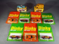 Dinky - Seven vehicles in original blister packs made in Hong Kong comprising 3 x # 107 BMW Turbo