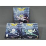 Corgi Aviation Archive - Three boxed Corgi Aviation 1:144 scale model military aircraft.