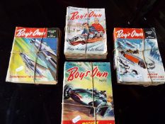 Boy's Own magazine - a full run of early magazines from December 1956 to January 1961 - included in