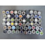 Humbrol - An assortment of 60 14ml Enamel Paints by Humbrol.