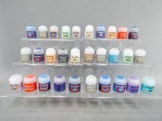 Games Workshop - A collection of thirty various 12 ml Citadel model paints,