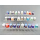 Games Workshop - A collection of thirty various 12 ml Citadel model paints,