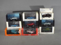 Norev, Schabak - A collection of nine boxed 1:43 scale diecast model vehicles.