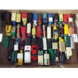 A collection of approximately fifty unboxed diecast model vehicles to include Corgi, Matchbox,
