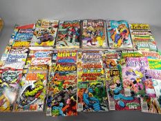 A collection of predominantly Marvel comics from the 1970's and later to include The Avengers,