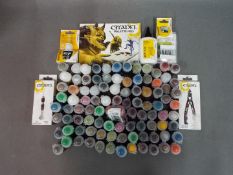 Citadel - In excess of 70 Citadel 12ml and 24ml paints,