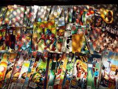 Marvel / DC / Valiant Comics - a collection of approximately 100 American / US comics, X-Man,