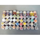 Citadel - An assortment of 50 base and layer 12ml Citadel paints.