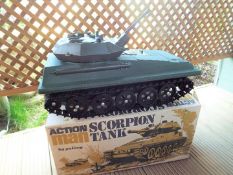 Action Man Scorpion Tank by Palitoy in original box, # 34710,