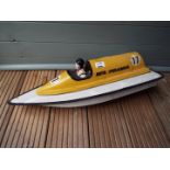 A model power boat, with internal motor, MFA Piranha # 17 ,