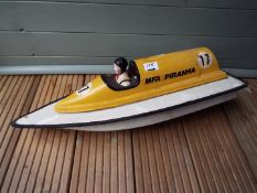 A model power boat, with internal motor, MFA Piranha # 17 ,