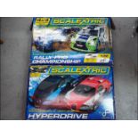Scalextric - Two boxed Scalextric sets including Rally Pro Championship an Bugatti Veyron