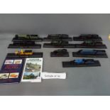 Model Railways - Approximately 20 static steam railway locomotive models ALl together with some