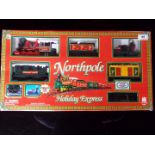 Model railways - a Northpole Holiday Express boxed set comprising locomotive,