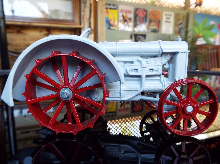 ERTL - approximately 27 diecast model 1:64 scale farm implements, wagons, bottom plows (ploughs), - Image 3 of 3
