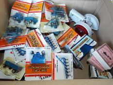 ERTL - approximately 27 diecast model 1:64 scale farm implements, wagons, bottom plows (ploughs),