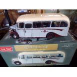 Sun Star - a 1:24 scale diecast model Bedford OB Duple Vista Coach 1949 issued in a limited edition,