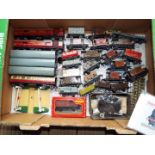 Model railways - a mixed lot of Hornby Dublo OO gauge rolling stock comprising tin-plate passenger