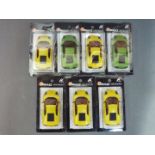 Kyosho - Seven Dslot 43 slot car Dslot body sets, all Lamborghini Murciélago and 1:43 scale # LP640.