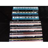 Model railways - seven OO gauge Hornby and Lima passenger carriages,