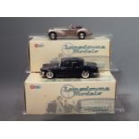 Lansdowne - Two boxed white metal model cars by Lansdowne Models.