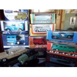 Nine Russian model motor vehicles, seven boxed and two unboxed, all models mint,