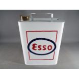 An Esso fuel can,