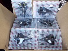 Sea Harrier model aircraft - nine models,