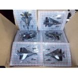 Sea Harrier model aircraft - nine models,