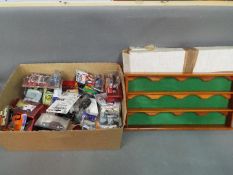 A box containing a quantity of diecast models to include Matchbox, Oxford Diecast,