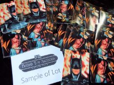 Batman Forever - a carton containing in excess of 1000 (probably ca 1500) mint colour postcards by