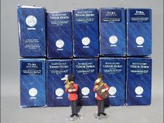 Corgi - Ten Corgi Icon Scots Guard figures contained in original boxes to include Tenor Horn and