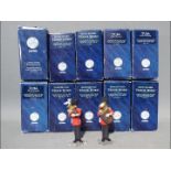 Corgi - Ten Corgi Icon Scots Guard figures contained in original boxes to include Tenor Horn and