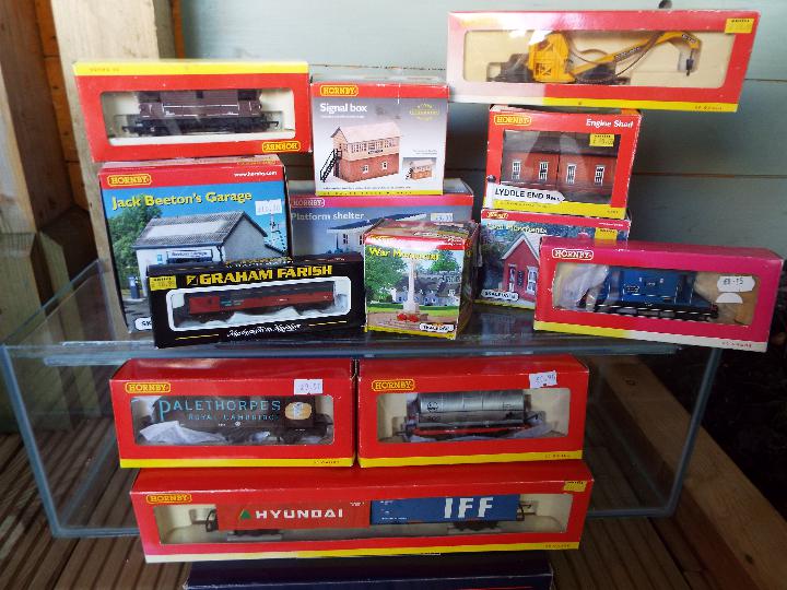 Model railways - six boxed Hornby OO gauge goods rolling stock to include Operating Maintenance