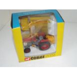 Corgi - a diecast model Massey-Ferguson Tractor 165 with Saw attachment # 73 appears mint in
