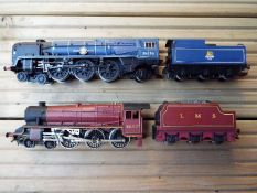 Model Railways - two Hornby OO gauge locomotives and tenders comprising 4-6-0 op no 4657 maroon