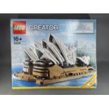 Lego - A boxed Lego Creator 10234 Sydney Opera House with broken seals.
