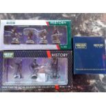 Oryon Collection History Club - three boxes of hand painted metal soldiers,