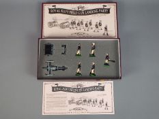 Britains - A boxed Britains Special Collectors Edition #8898 Royal Navy Field Gun Landing Party.