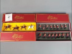 Britains Toy Soldiers - three sets of Britains toy soldiers comprising #8951 38th Central India