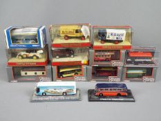 Corgi Original Omnibus, Matchbox - A collection of 13 diecast model vehicles predominately boxed.