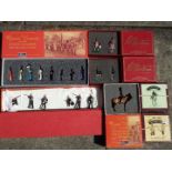 Britains - seven boxed sets comprising Q Victoria Scots Guards State Colour # 40207 and 5993,