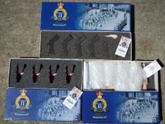 Britains Golden Jubilee Series - three boxed sets, Gold Coast Regt Colour Party 40313,