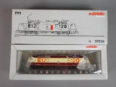 Marklin - A boxed Marklin Digital HO scale #37538 3-rail German Federal Railroad (DB) Type BR 120