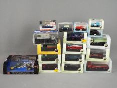 Oxford Diecast, Brumm, Corgi - A mixed group of 17 boxed diecast model vehicles in various scales.