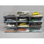 James Bond Car Collection - A group of 12 magazine promotional diecast models.