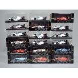 Onyx - 18 boxed 1:43 scale model F1 and Indy racing cars by Onyx.