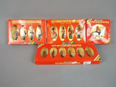 Britains Metal Models - four sets of Britains hand-painted metal models comprising #7247 Lifeguard